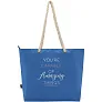 Panama GRS recycled beach cooler tote bag with cord handles 23L