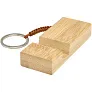 Bosona bamboo phone holder with keychain