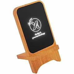 15W light-up wireless wooden stand - SCX.design