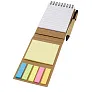 FLIPPER sticky notepad with ballpoint pen (black ink)