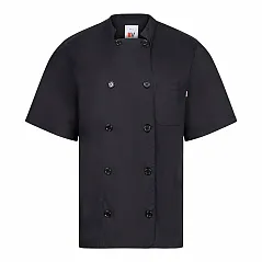 Kuhinjska jakna kratkih rukava od poplina (110g/m²) od pamuka (35%) i poliestera (65%)