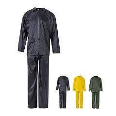 Rain suit (225g/m²), two-piece in polyester (100%) with PVC coating