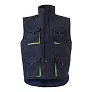 VL NERGAL Padded vest, two-tone, multi-pocket (120g/m²), in polyester (100%)