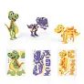 DINOSAURUS 3D puzzle od papira i EVA u obliku dinosaura