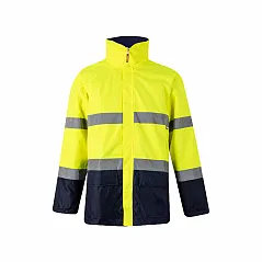 Two-tone parka (190g/m²), in polyester (100%), with PU coating