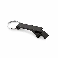 Recycled aluminium (100% rAL) keyring with capsule opener