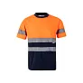 VL BRAHMA LARGE Two-tone bird-eye technical T-shirt (140g/m²), in polyester (100%)