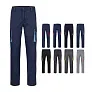 VL FIDES Two-tone, multi-pocket stretch trousers (240g/m²), in cotton (46%), EME (38%) and polyester (16%)