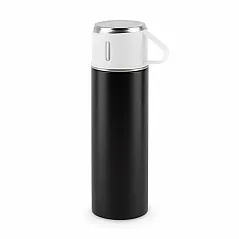 Double-walled stainless steel bottle (90% recycled) with matte finish 490 mL