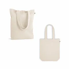 Torba izrađena od recikliranog pamuka (70%) i poliestera (30% rPET) (280 g/m²)