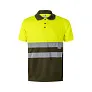 VL CUPID Two-tone bird-eye polo shirt (160g/m²) with short sleeves, in polyester (100%)