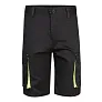 VL HEMERA Two-tone, multi-pocket stretch Bermuda shorts (240g/m²), in cotton (46%), EME (38%) and polyester (16%)