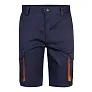 VL HEMERA Two-tone, multi-pocket stretch Bermuda shorts (240g/m²), in cotton (46%), EME (38%) and polyester (16%)