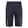 VL HEMERA Two-tone, multi-pocket stretch Bermuda shorts (240g/m²), in cotton (46%), EME (38%) and polyester (16%)