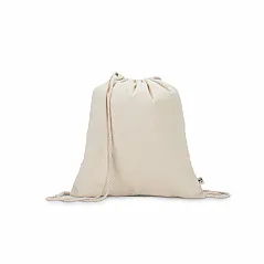 100% recycled cotton drawstring bag(180 g/m²)