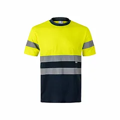 Two-tone bird-eye technical T-shirt (140g/m²), in polyester (100%)