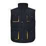 VL NERGAL Padded vest, two-tone, multi-pocket (120g/m²), in polyester (100%)
