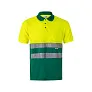 VL CUPID Two-tone bird-eye polo shirt (160g/m²) with short sleeves, in polyester (100%)