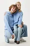 Iqoniq Yengo recycled cotton hoodie with sidepockets - iqoniq