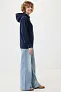 Iqoniq Yengo recycled cotton hoodie with sidepockets - iqoniq