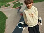 Iqoniq Yengo kids recycled cotton hoodie with sidepockets - iqoniq