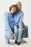 Iqoniq Yengo kids recycled cotton hoodie with sidepockets - iqoniq
