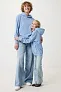 Iqoniq Yengo kids recycled cotton hoodie with sidepockets - iqoniq