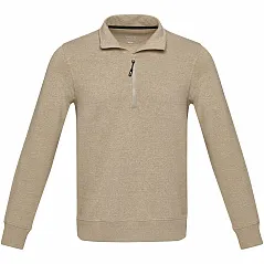 Unisex Aware™ reciklirani pulover s kratkim patentnim zatvaračem - Elevate NXT
