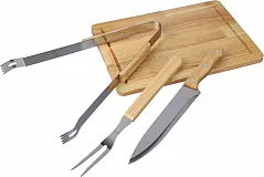 Stainless steel barbecue set