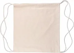Oeko-Tex cotton (150 gsm) drawstring backpack