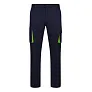VL FIDES Two-tone, multi-pocket stretch trousers (240g/m²), in cotton (46%), EME (38%) and polyester (16%)