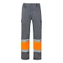 VL POSEIDON Two-tone multi-pocket twill trousers (210g/m²), in cotton (20%) and polyester (80%)