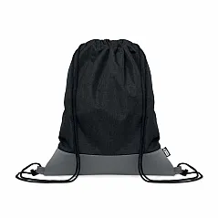 RPET PU drawstring bag 2 tone