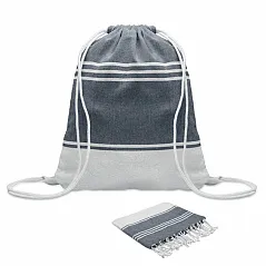 set hammam ručnik i torba s vezicama