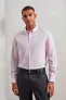  MEN’S COTTON RICH OXFORD STRIPES SHIRT - Premier