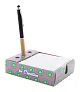 Nolty pen holder notepad