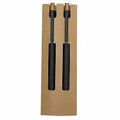 Set za pisanje od pšenične slame, kemijska olovka i "beskonačna" olovka