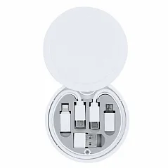 Kabel za punjenje i sinkronizaciju, uključena 3 adaptera, kućište s karabinerom za pričvršćivanje