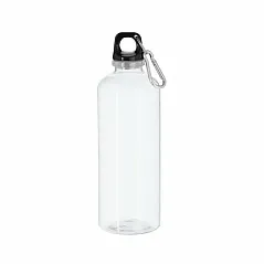 RPET sports bottle 630 ml with carabiner clip