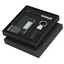 Gift set, keyring, credit card holder, ball pen, gift box