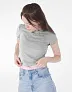  Women's Micro Rib Baby Tee - Bella+Canvas