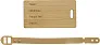SHAWN Bamboo luggage tag