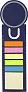  Cardboard bookmark Clay