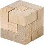Amber drvena puzzle kocka