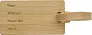 SHAWN Bamboo luggage tag