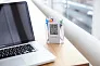 CARTER ABS pen holder with clock