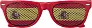 LEXI Plexiglass sunglasses with country flag