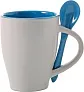  Ceramic mug with spoon Eduardo