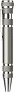 Alyssa Aluminium pocket screwdriver 