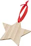 Caspian Wooden Christmas ornament Star 